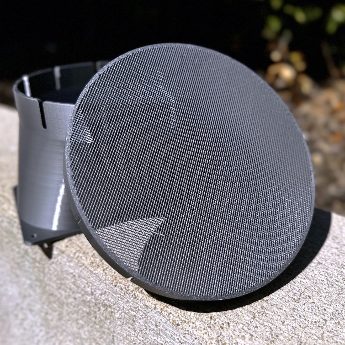 8'/200mm Dust Filter - Solid Mesh