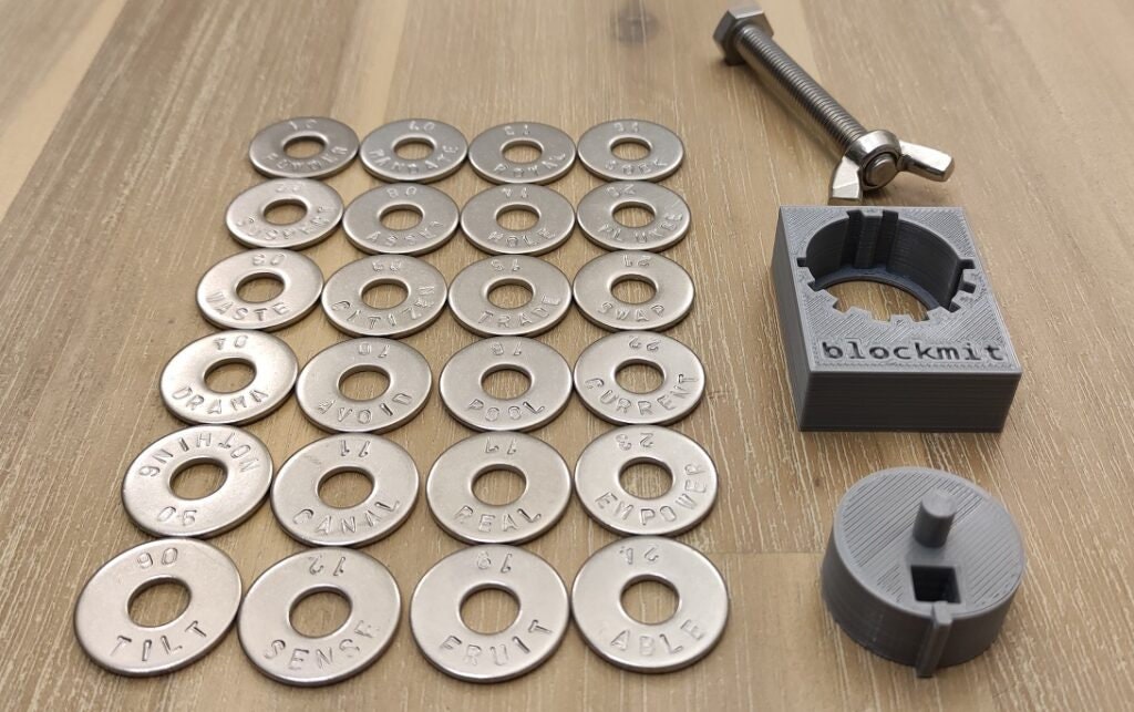 2x Bitcoin Blockmit Jig - DIY Seed security