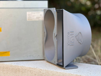 Bitmain S19 Shroud - BUNDLE Intake + Exhaust - (8'/200mm)