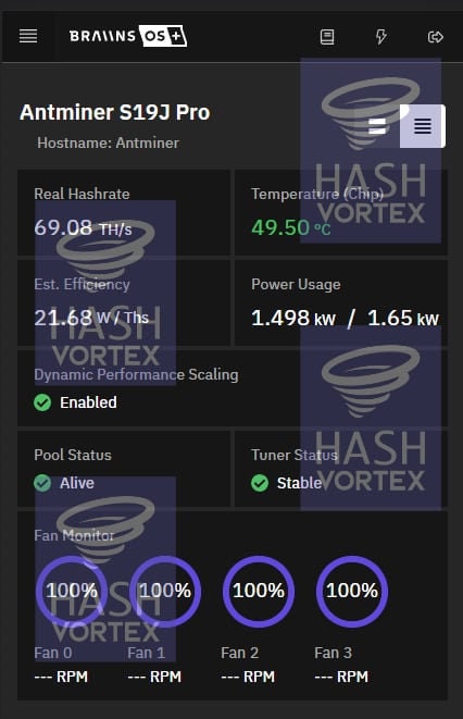 Bitmain S19 Shroud - BUNDLE Intake + Exhaust - (8'/200mm)