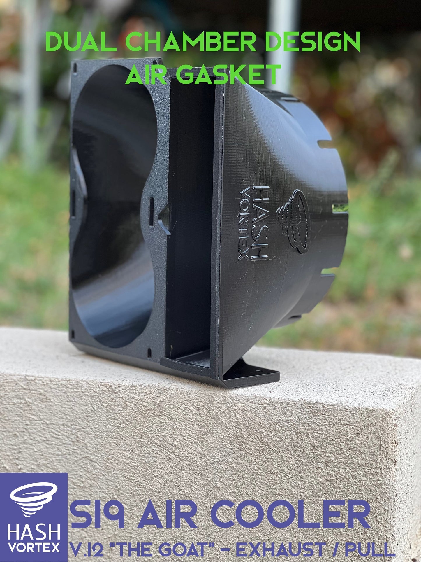 Universal Bitmain Shroud - Exhaust/Pull - (8'/200mm)